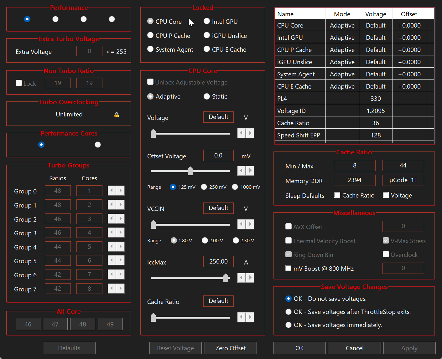 ThrottleStop CPU performance utility for Windows